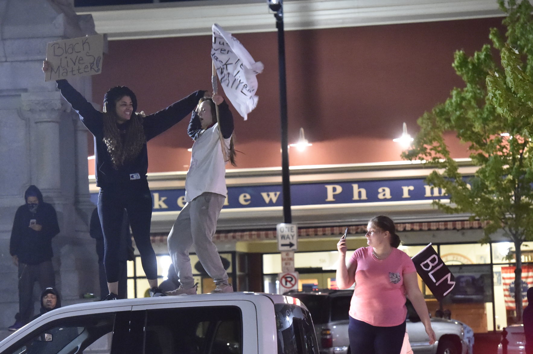 Black Lives Matter on Monument Square